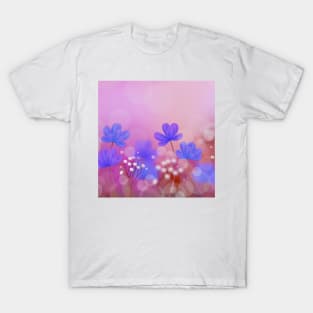 Blue flowers Art T-Shirt